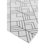 Covor ivory modern outdoor model geometric Patio Deco Ivory 4 mm 80x150 cm PATI0801500016