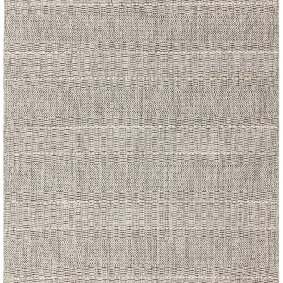 Covor bej modern outdoor model geometric Patio Beige Stripe 4 mm 80x150 cm PATI0801500003