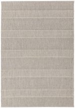 Covor bej modern outdoor model geometric Patio Beige Stripe 4 mm 80x150 cm PATI0801500003