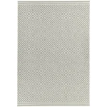 Covor gri modern outdoor model geometric Patio Diamond Grey 4 mm 80×150 cm PATI0801500011
