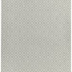 Covor gri modern outdoor model geometric Patio Diamond Grey 4 mm 80×150 cm PATI0801500011