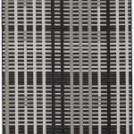 Covor negru modern outdoor model geometric Patio Black Grid 4 mm 120×170 cm PATI1201700022