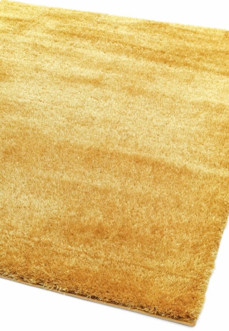 Covor pufos auriu modern model uni Payton Gold 45 mm 200x290 cm PAYT200290GOLD - imagine 4