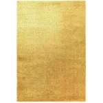 Covor pufos auriu modern model uni Payton Gold 45 mm 120×170 cm PAYT120170GOLD