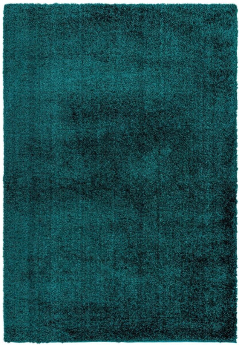 Covor pufos teal modern model uni Payton Teal 45 mm 160x230 cm PAYT160230TEAL - imagine 2