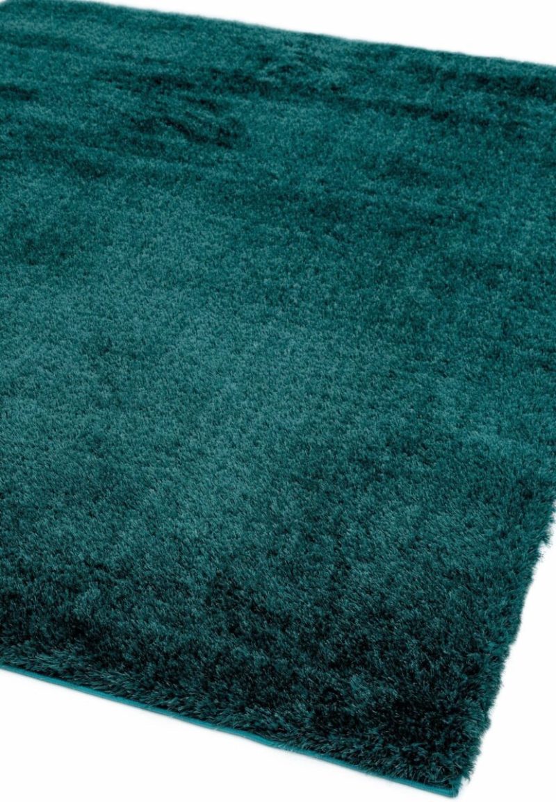 Covor pufos teal modern model uni Payton Teal 45 mm 120x170 cm PAYT120170TEAL - imagine 4