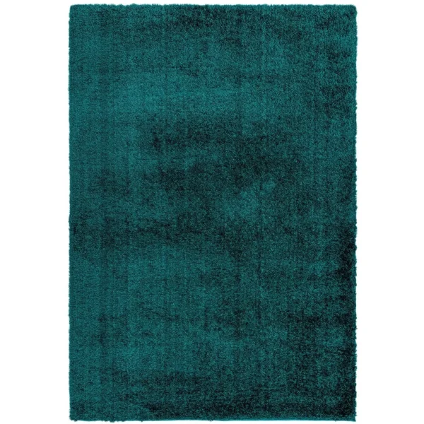 Covor pufos teal modern model uni Payton Teal 45 mm 160x230 cm PAYT160230TEAL