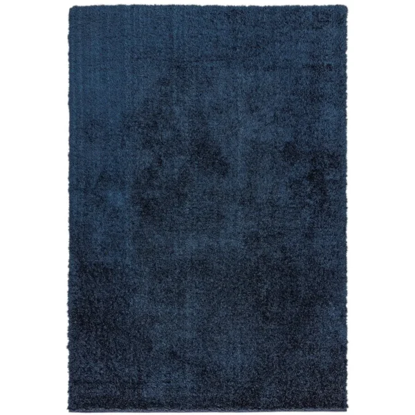 Covor pufos navy modern model uni Payton Navy 45 mm 160x230 cm PAYT160230NAVY