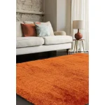 Covor pufos orange modern model uni Payton Orange 45 mm 160x230 cm PAYT160230ORAN