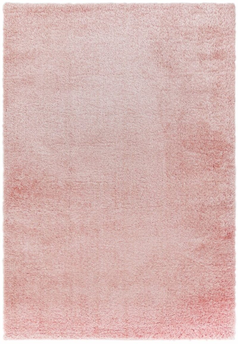 Covor pufos roz modern model uni Payton Pink 45 mm 120x170 cm PAYT120170PINK