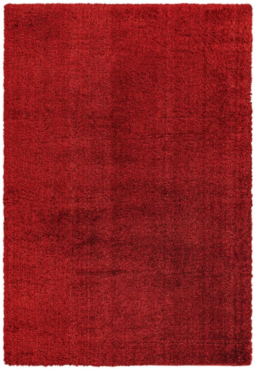 Covor pufos rosu modern model uni Payton Red 45 mm 200×290 cm PAYT200290REDD
