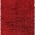 Covor pufos rosu modern model uni Payton Red 45 mm 80×150 cm PAYT080150REDD