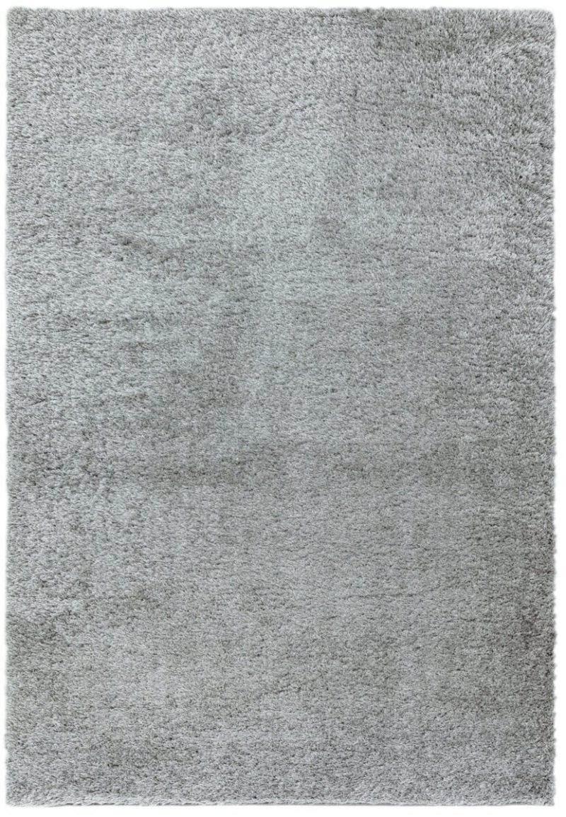 Covor pufos argintiu modern model uni Payton Silver 45 mm 160x230 cm PAYT160230SILV - imagine 2