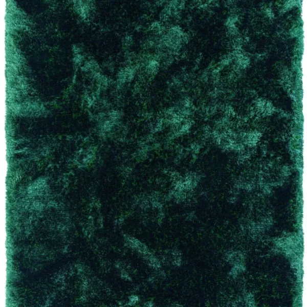 Covor pufos verde Plush Emerald, fir inalt, 160x230 cm