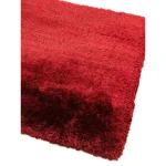Covor pufos rosu lucrat manual modern model uni Plush Red 75 mm 200x300 cm PLUS200300REDD