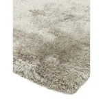 Covor pufos sand lucrat manual modern model uni Plush Sand 75 mm 70x140 cm PLUS070140SAND
