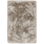 Covor pufos sand lucrat manual modern model uni Plush Sand 75 mm 120×170 cm PLUS120170SAND