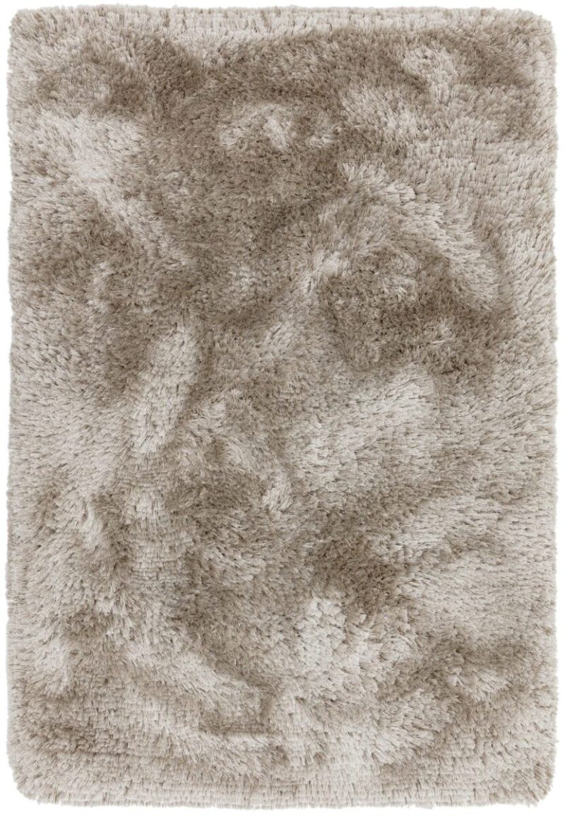 Covor pufos sand lucrat manual modern model uni Plush Sand 75 mm 200x300 cm PLUS200300SAND