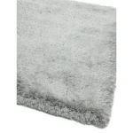Covor pufos argintiu lucrat manual modern model uni Plush Silver 75 mm 120x170 cm PLUS120170SILV