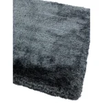 Covor pufos gri lucrat manual modern model uni Plush Slate 75 mm 120x170 cm PLUS120170SLAT