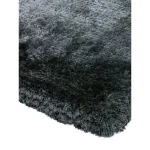 Covor pufos gri lucrat manual modern model uni Plush Slate 75 mm 120x170 cm PLUS120170SLAT