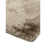 Covor pufos lucrat manual taupe, 160x230 cm, colectia Plush