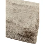 Covor pufos lucrat manual taupe, 160x230 cm, colectia Plush