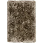 Covor pufos taupe lucrat manual modern model uni Plush Taupe 75 mm 120×170 cm PLUS120170TAUP