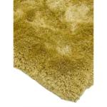 Covor pufos galben lucrat manual modern model uni Plush Yellow 75 mm 160x230 cm PLUS160230YELL