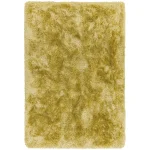 Covor pufos galben lucrat manual modern model uni Plush Yellow 75 mm 160×230 cm PLUS160230YELL