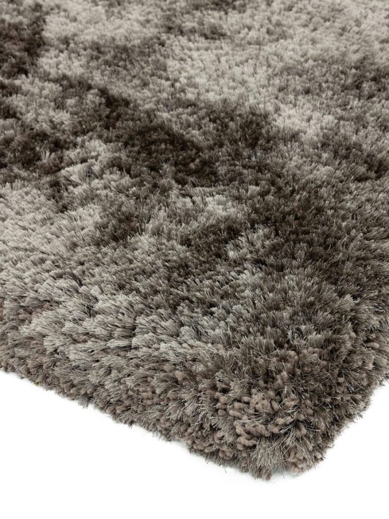 Covor pufos zinc lucrat manual modern model uni Plush Zinc 75 mm 200x300 cm PLUS200300ZINC - imagine 4