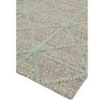 Covor pufos mint lucrat manual modern model uni Prism Mint 75 mm 200x290 cm PRIS200290MINT