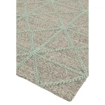 Covor pufos mint lucrat manual modern model uni Prism Mint 75 mm 200x290 cm PRIS200290MINT