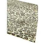 Covor lucrat manual modern model animal print Quantum Leopard 8 mm 200x290 cm QUAN200290QU01