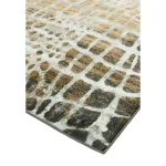 Covor lucrat manual modern model animal print Quantum Giraffe 8 mm 80x150 cm QUAN080150QU02