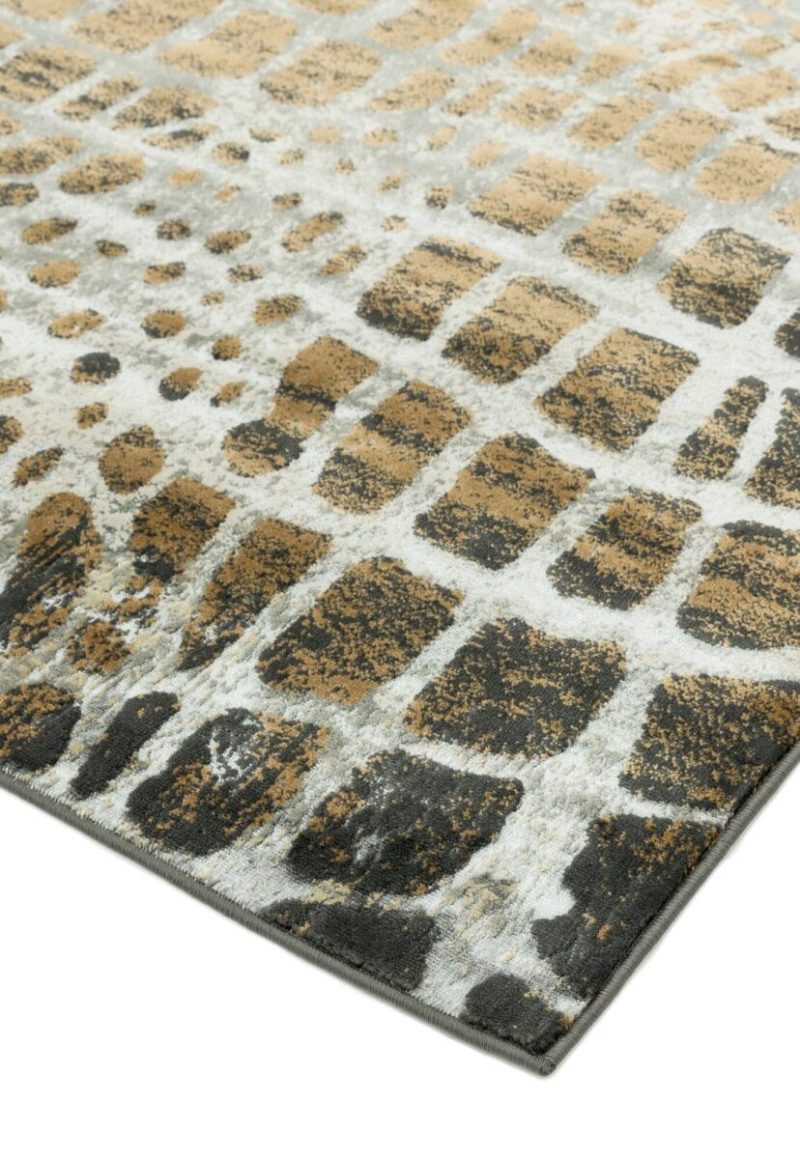 Covor lucrat manual modern model animal print Quantum Giraffe 8 mm 80x150 cm QUAN080150QU02 - imagine 4