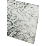 Covor lucrat manual modern model animal print Quantum Snake 8 mm 80x150 cm QUAN080150QU03