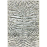 Covor lucrat manual modern model animal print Quantum Zebra 8 mm 120×170 cm QUAN120170QU04