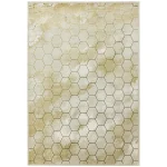 Covor lucrat manual modern model animal print Quantum Honeycomb 8 mm 120×170 cm QUAN120170QU05