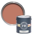 Vopsea ecologică rosie mata 2 la suta luciu pentru interior Farrow  Ball Dead Flat Red Earth No. 64 750 ml