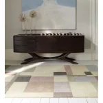 Covor pufos din lână lucrat manual modern model geometric abstract Reef Blocks Pastel 10 mm 200×290 cm REEF2002900017