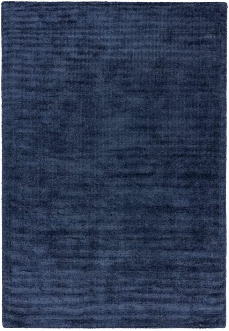Covor pufos navy lucrat manual modern model uni Reko Navy 5 mm 200x300 cm REKO200300NAVY - imagine 2