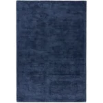 Covor pufos navy lucrat manual modern model uni Reko Navy 5 mm 200×300 cm REKO200300NAVY