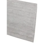 Covor pufos argintiu lucrat manual modern model uni Reko Silver 5 mm 160x230 cm REKO160230SILV