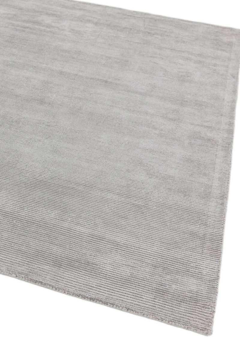 Covor pufos argintiu lucrat manual modern model uni Reko Silver 5 mm 120x170 cm REKO120170SILV - imagine 4