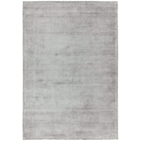 Covor pufos argintiu lucrat manual modern model uni Reko Silver 5 mm 120x170 cm REKO120170SILV