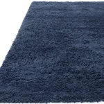Covor pufos albastru modern model uni Ritchie Blue 50 mm 200x290 cm RITC200290BLUE
