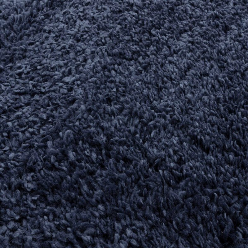Covor pufos, dormitor living, modern, albastru, model uni, Ritchie Blue, Asiatic London, 80x150 cm - imagine 5