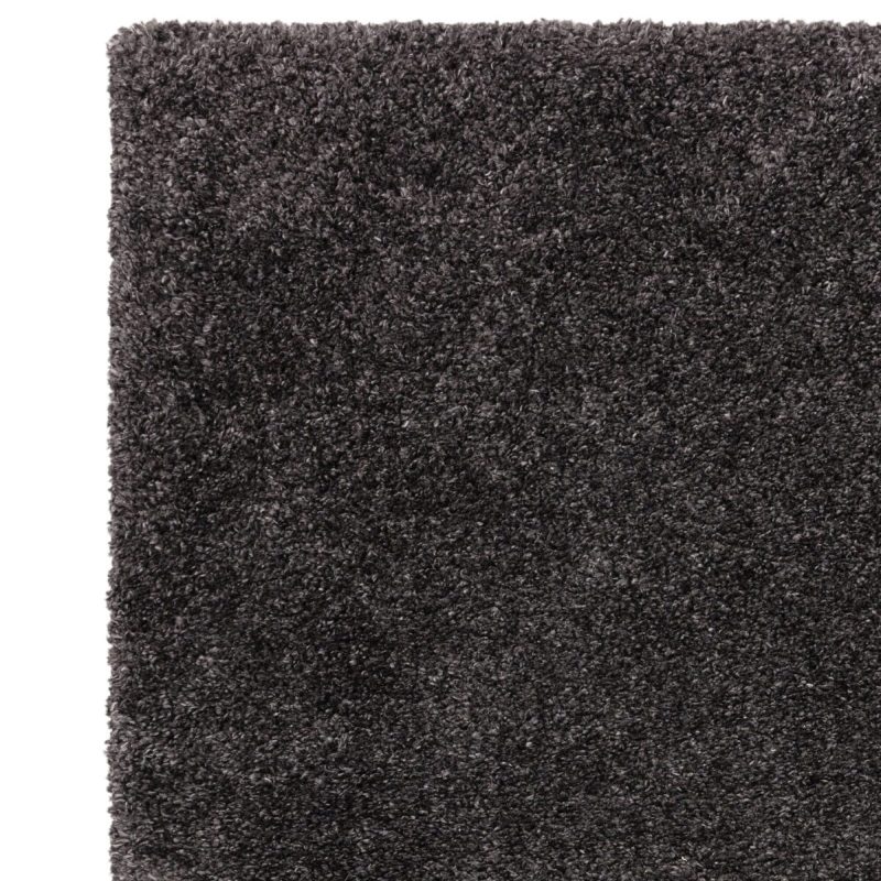 Covor pufos gri modern model uni Ritchie Charcoal 50 mm 160x230 cm RITC160230CHAR - imagine 4