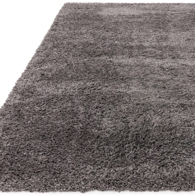 Covor pufos gri modern model uni Ritchie Grey 50 mm 80x150 cm RITC080150GREY - imagine 3